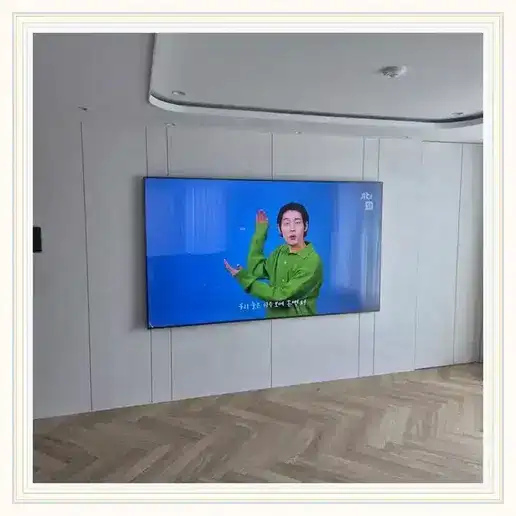 과천 자이 벽걸이TV 설치 방식 참고 사진 1