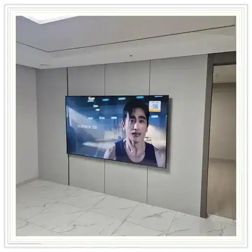오포추자 서희스타힐스 벽걸이TV 설치 방식 참고 사진 1