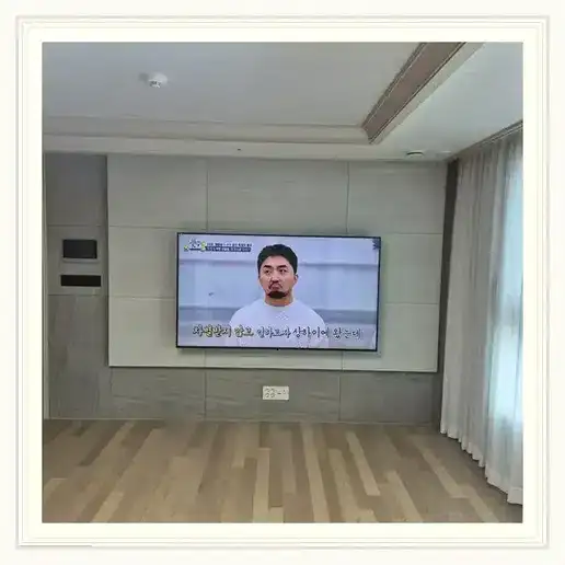 오산칸타빌 더퍼스트 벽걸이TV 설치 방식 참고 사진 1